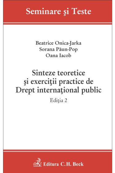 Sinteze teoretice si exercitii practice de Drept international public.