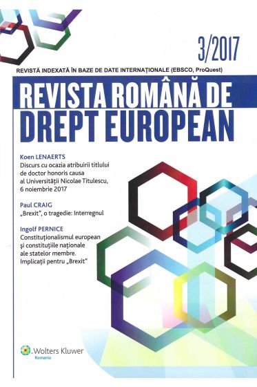 Revista Romana de Drept European nr. 3/2017