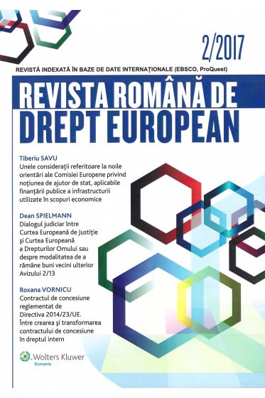 Revista Romana de Drept European nr. 2/2017