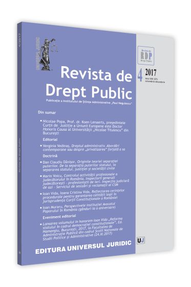 Revista de drept public nr. 4/2017