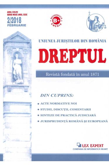 Revista Dreptul nr 2/2018
