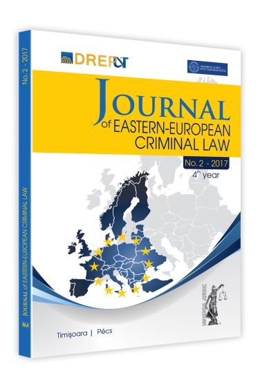 Journal Of Eastern European Criminal Law Issue 2/2017