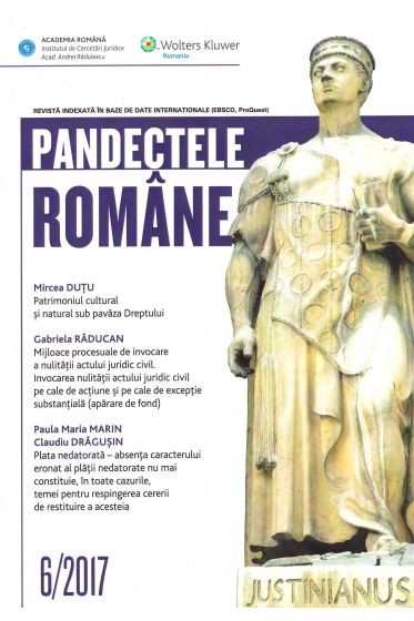Pandectele Romane 6/2017