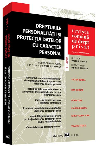 Revista romana de drept privat nr. 1/2018