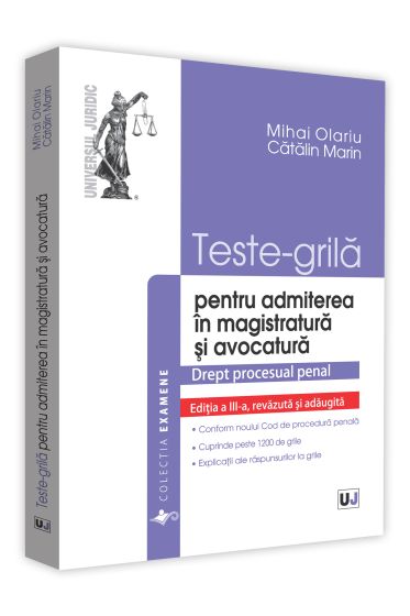 Teste grila pentru admiterea in magistratura si avocatura