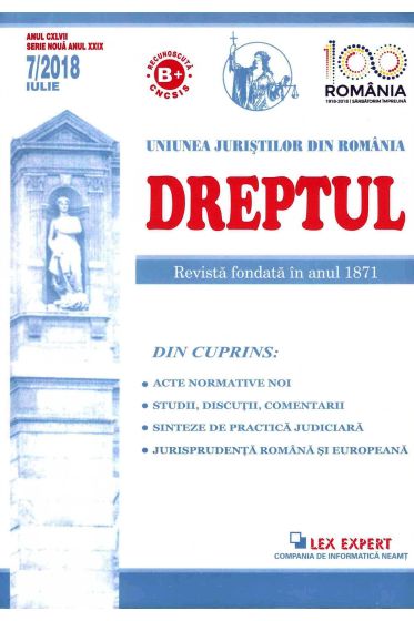 Revista Dreptul nr 7/2018