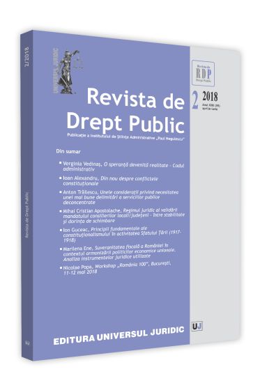 Revista de drept public nr. 2/2018