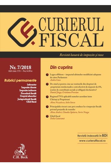 Curierul Fiscal 7/2018