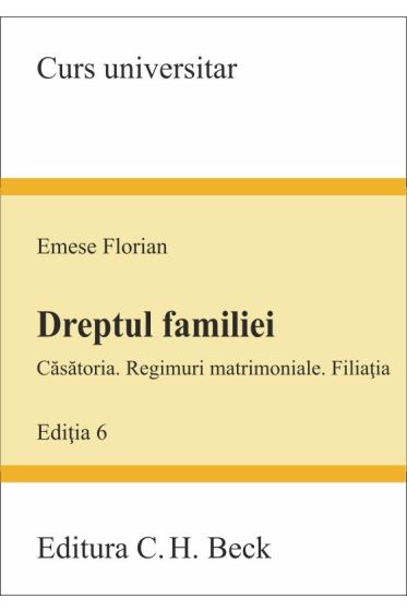 Dreptul familiei. Editia 6