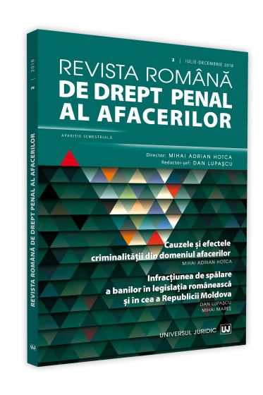 Revista romana de drept penal al afacerilor nr. 2/2018
