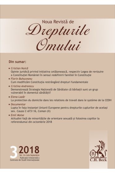 Noua Revista de Drepturile Omului Nr. 3/2018
