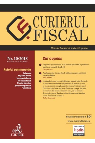 Curierul fiscal nr. 10/2018
