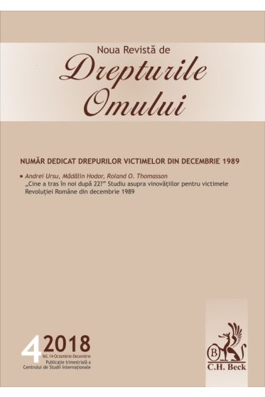 Noua Revista de Drepturile Omului Nr. 4/2018