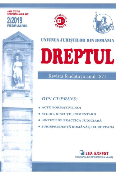 Revista Dreptul nr 2/2019