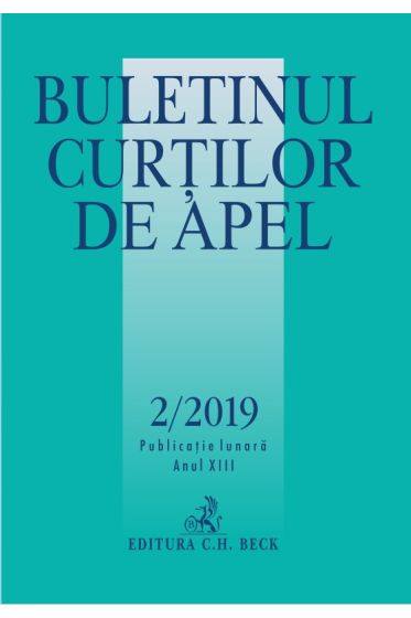Buletinul Curtilor de Apel nr. 2/2019