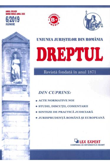 Revista Dreptul nr 6/2019