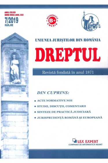 Revista Dreptul nr 7/2019