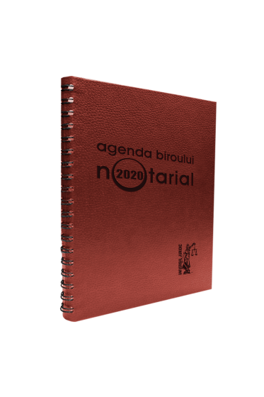 Agenda biroului notarial 2020, Editie spiralata