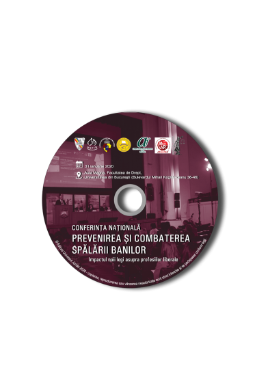 DVD CONFERINTA: Prevenirea și combaterea spalarii banilor