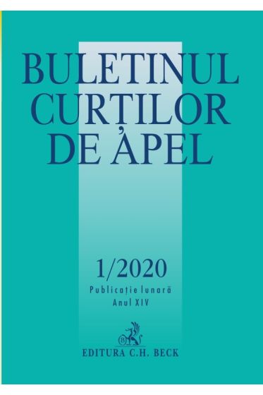 Buletinul Curtilor de Apel nr. 1/2020