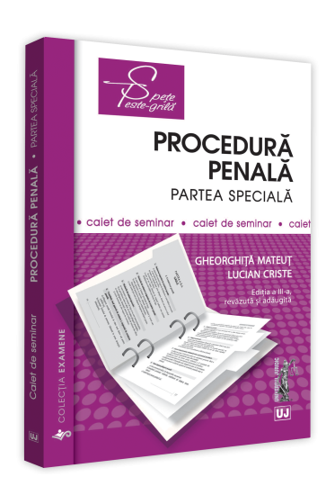 Procedura penala. Partea speciala. Caiet de seminar