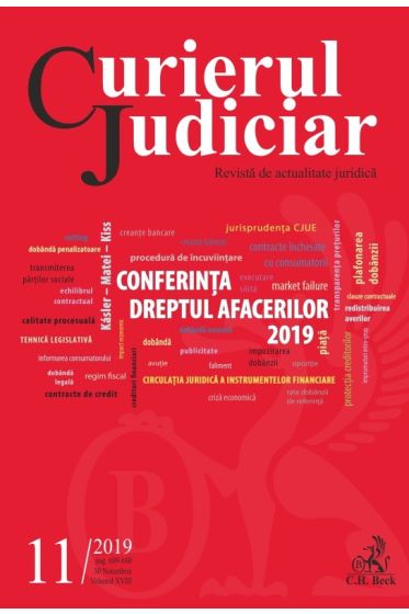 Curierul Judiciar nr. 11/2019