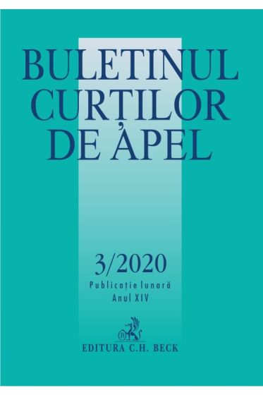 Buletinul Curtilor de Apel nr. 3/2020