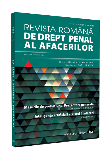 Revista romana de drept penal al afacerilor nr. 1/2020