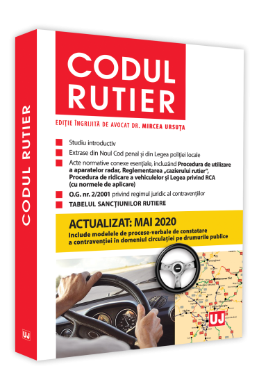 Codul rutier. Editie tiparita pe hartie alba
