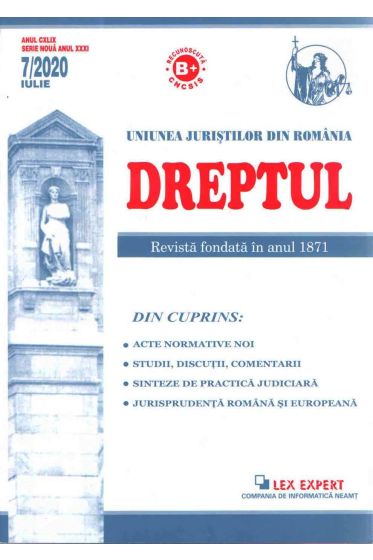 Revista Dreptul nr 7/2020