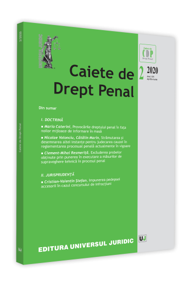 Caiete de drept penal nr. 2/2020