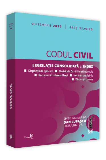 Codul civil: septembrie 2020