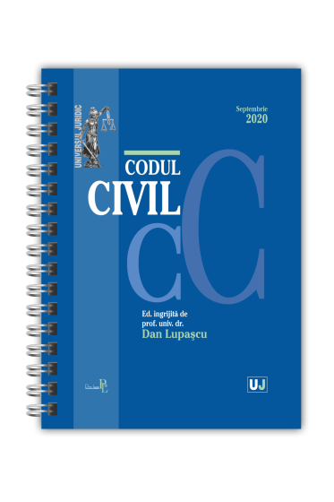 Codul civil Septembrie 2020 - EDITIE SPIRALATA, tiparita pe hartie alba