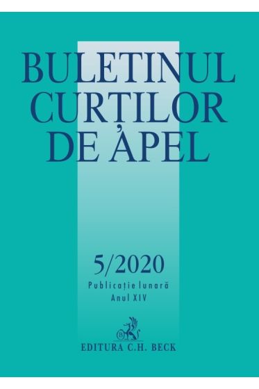 Buletinul Curtilor de Apel nr. 5/2020