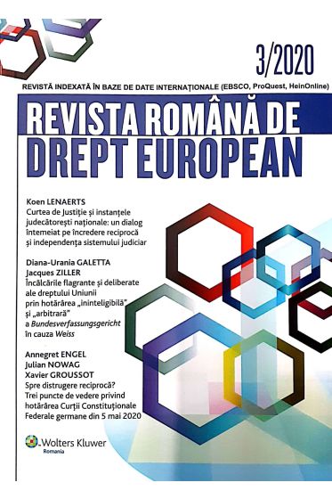 Revista Romana de Drept European nr. 3/2020