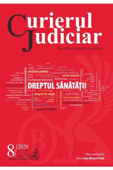 Curierul Judiciar nr. 8/2020