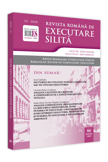 Revista romana de executare silita nr. 3/2020
