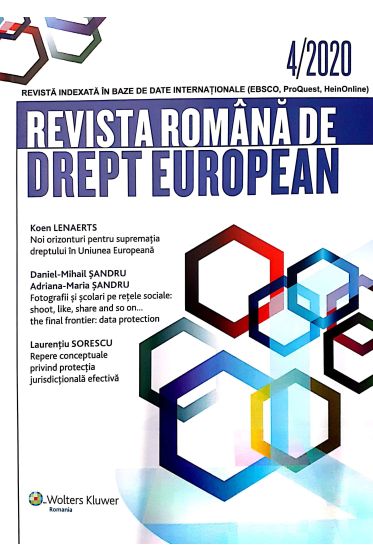 Revista Romana de Drept European nr. 4/2020