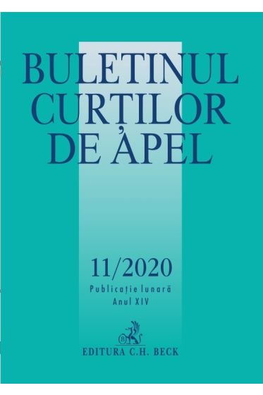 Buletinul Curtilor de Apel nr. 11/2020