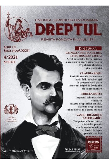 Revista Dreptul nr 4/2021