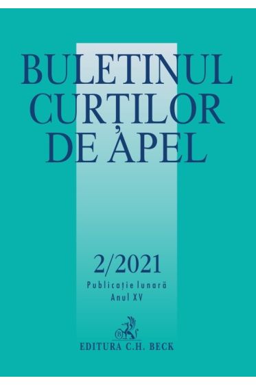 Buletinul Curtilor de Apel nr. 2/2021