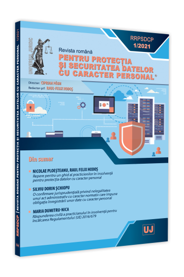 Revista GDPR nr. 1/2021
