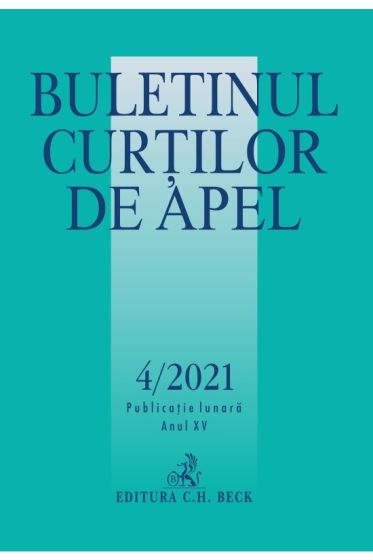 Buletinul Curtilor de Apel nr. 4/2021