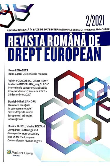 Revista Romana de Drept European nr. 2/2021
