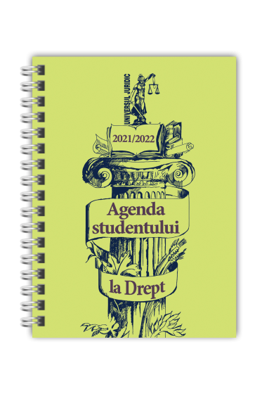 Agenda studentului la Drept 2021/2022 - variante de culoare