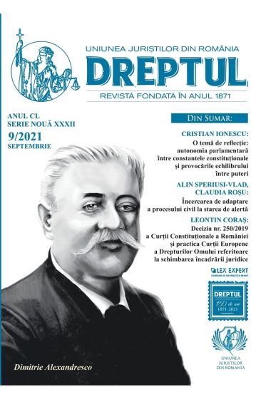 Revista Dreptul nr 9/2021