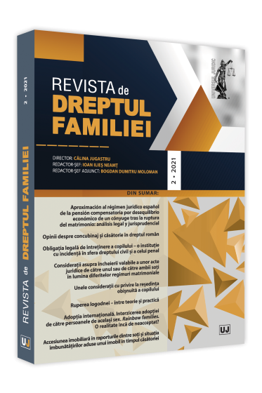 Revista de Dreptul Familiei nr. 2/2021