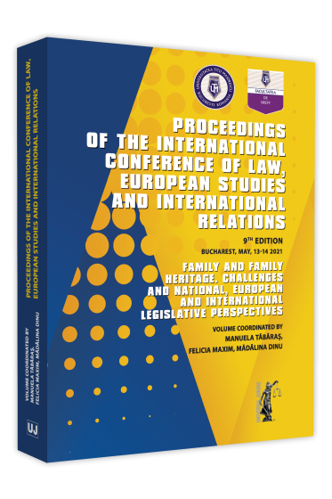 Proceedings of the international conference of law, european studies and international relations