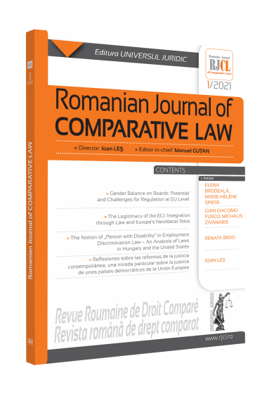 Romanian Journal of Comparative Law nr. 1/2021