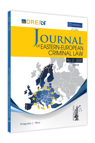 Journal Of Eastern European Criminal Law Issue 2/2020